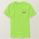 Bienenstock Besticktes T-Shirt (Design vorne)