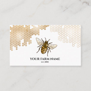 Bienenstock Bienenfarm Imker Bienenzüchter Honigbi Visitenkarte