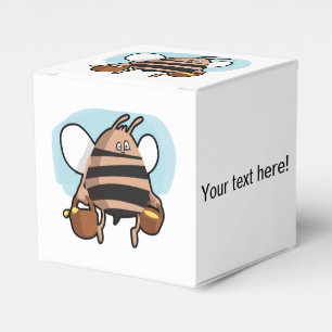 Bienenstock-Cartoon Geschenkschachtel
