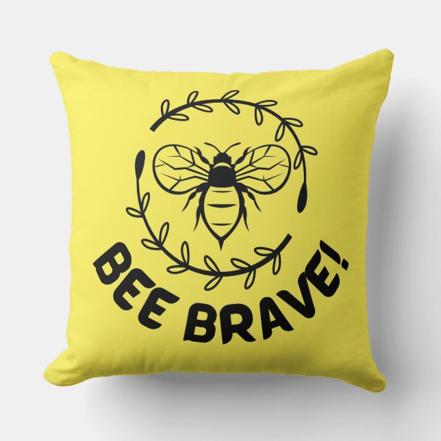 Bienenstock Kissen (Vorderseite)