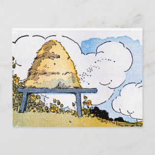 Bienenstock Vintage Art Rezeptkarte Postkarte