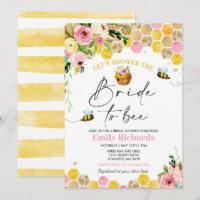 Bienenstöcke Brautparty Rosa & Gold Blütenbraun zu