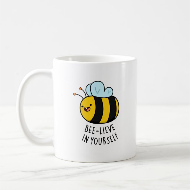 Bienenstöcke in Ihrem selbst Funny Bee Pun Kaffeetasse (Links)