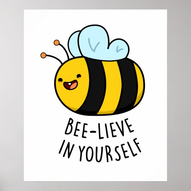 Bienenstöcke in Ihrem selbst Funny Bee Pun Poster (Vorne)