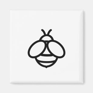 Bienenstöcke Niedliches Insekt Magnet