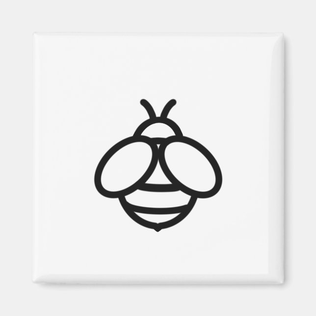 Bienenstöcke Niedliches Insekt Magnet (Vorne)