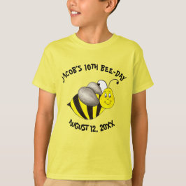 Bienenstockfest Personalisiert Geburtstagsparty T-Shirt
