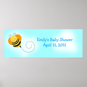 Bienenstopfbumble-Biene - individuell anpassbares  Poster