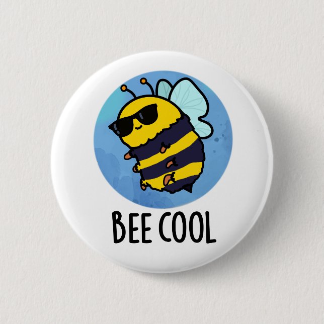 Bienenstöpsel Cool Button (Vorderseite)