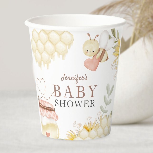 Bienenstuhlpapier-Cups Pappbecher (Von Creator hochgeladen)