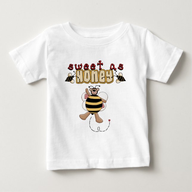 Bienensüß als Honigshirts und -geschenke Baby T-shirt (Vorderseite)