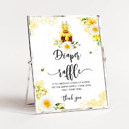 Bienentaucher-Baby-Duschzeichen Poster