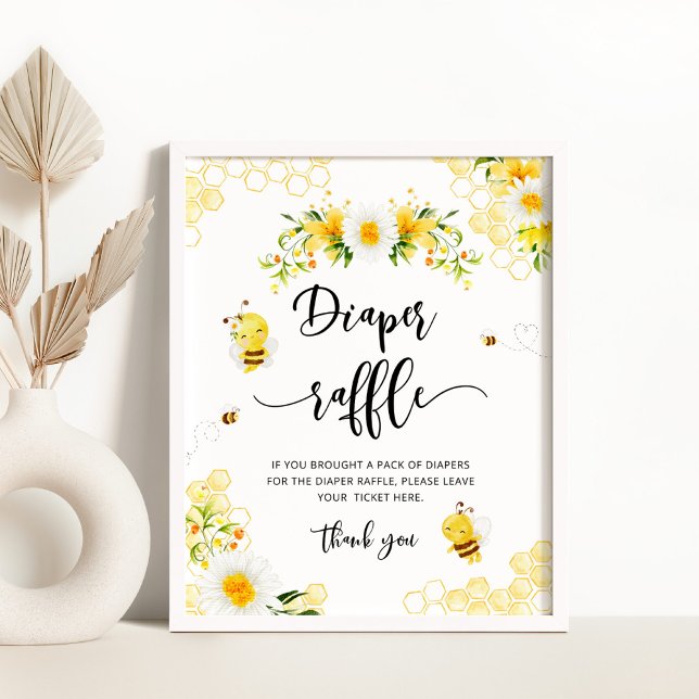 Bienentaucher-Baby-Duschzeichen Poster (Von Creator hochgeladen)