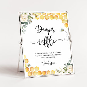 Bienentaucher-Baby-Duschzeichen Poster