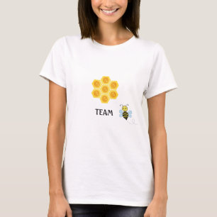 Bienenteam und Honigwabe T-Shirt