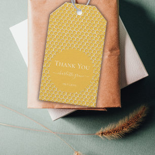 Bienenthema Honeycomb Erste Bee-Day Vielen Dank Geschenkanhänger