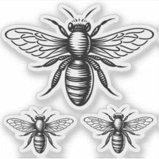 Bienenvinylaufkleber Aufkleber
