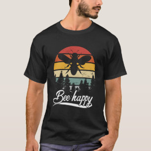 Bienenwabeninsekt der Retro-Bienenart T-Shirt