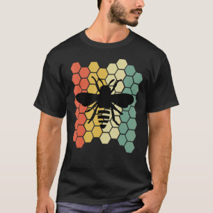 Bienenwabenkraube Vintag Bienenzüchter T-Shirt