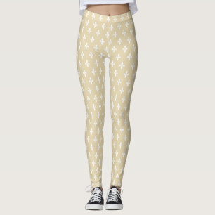 Bienenwachs Viktorianisch Fleur de Lys Leggings
