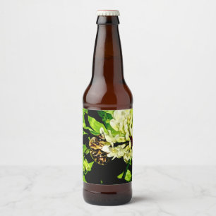 Bienenwasserkennzeichnung Bierflaschenetikett