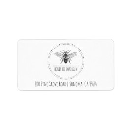 Bienenwirtschaft-Rücksendeadresse Adressaufkleber