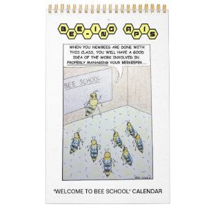 Bienenzähler "Willkommen in der Bienenschule" Kal Kalender