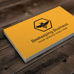 Bienenzucht Honig-Apiary Farm Minimalistisch Visitenkarte