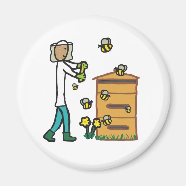 Bienenzucht Magnet (Vorne)