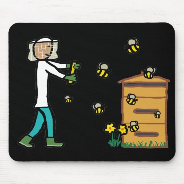 Bienenzucht Mousepad (Vorne)