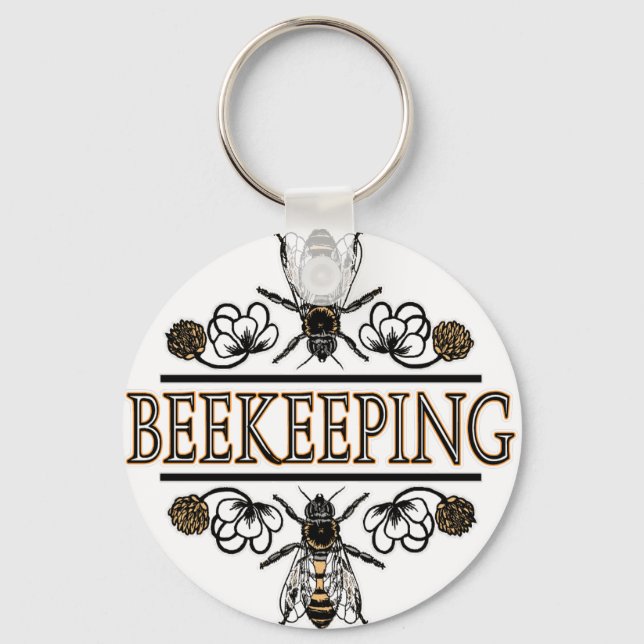 Bienenzucht Schlüsselanhänger (Vorderseite)