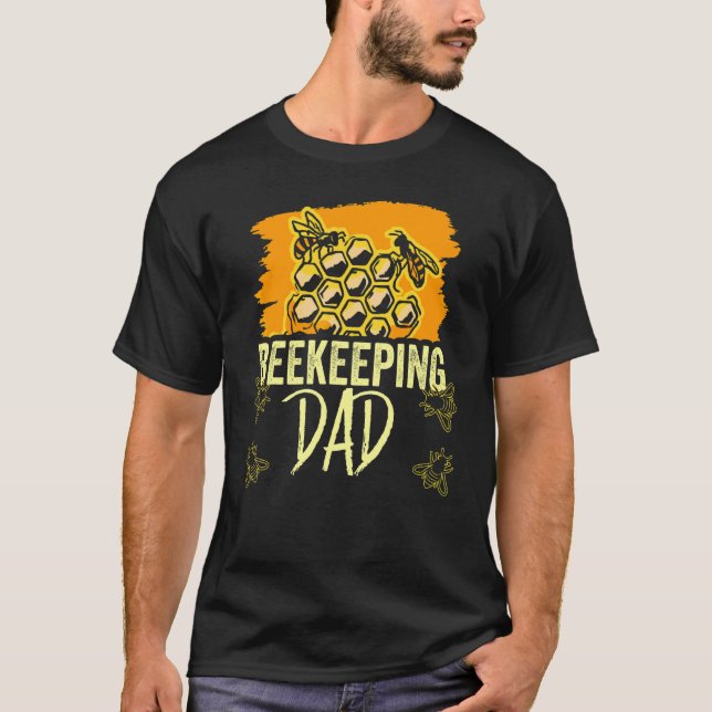 Bienenzucht Vater Redewendungen Hobby Bienenhäuser T-Shirt (Vorderseite)