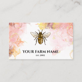 Bienenzuchtbetrieb Apiarist Honeybies Honeycomb Bu Visitenkarte