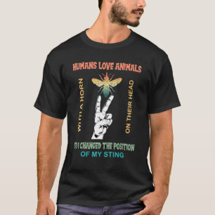 Bienenzuchtbienenzucht Apiologe Retro Beekeep T-Shirt