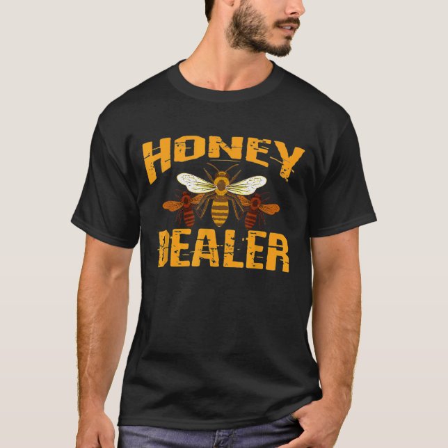 Bienenzüchter Bauer Apiarists Queen Bee Honey T-Shirt (Vorderseite)