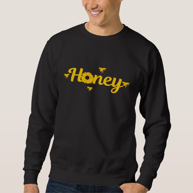 Bienenzüchter Blume Bienenzucht Sweatshirt (Vorderseite)