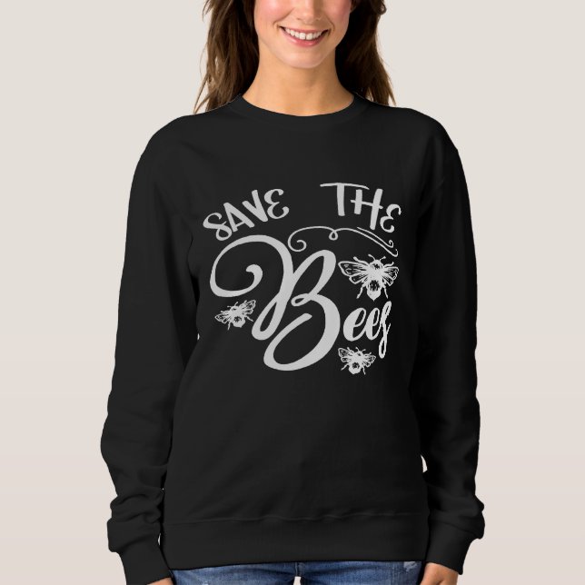 Bienenzüchter-Design Rettete die Bienen Sweatshirt (Vorderseite)