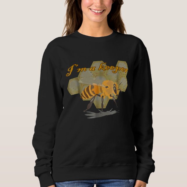 Bienenzüchter Honey Bee Im A Keeper Sweatshirt (Vorderseite)