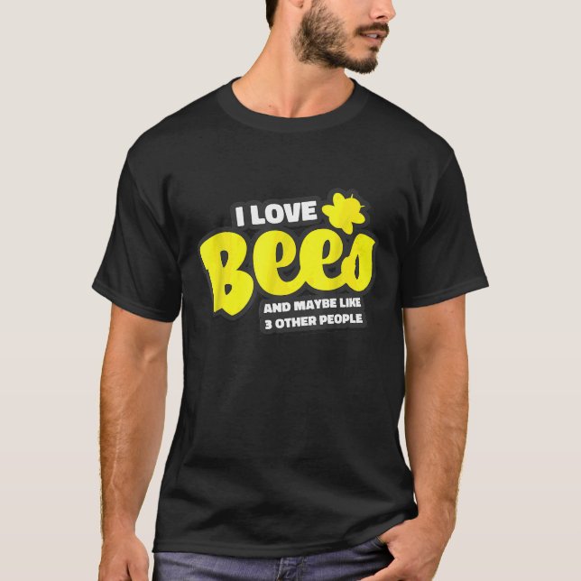 Bienenzüchter Idee Honey Biene Behaltend Bauernhof T-Shirt (Vorderseite)
