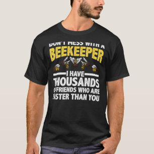 Bienenzüchter Kunst Männer Frauen Bienenzucht Hone T-Shirt