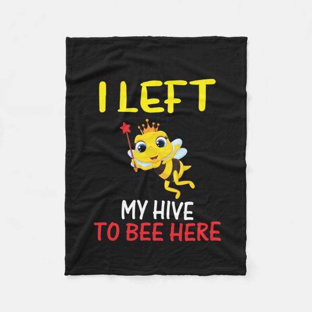 Bienenzüchter machen meinen Bienenstock hier zu se Fleecedecke (Vorderseite)