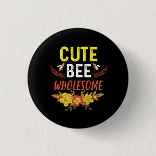 Bienenzüchter Niedliche Bienenwelt Button