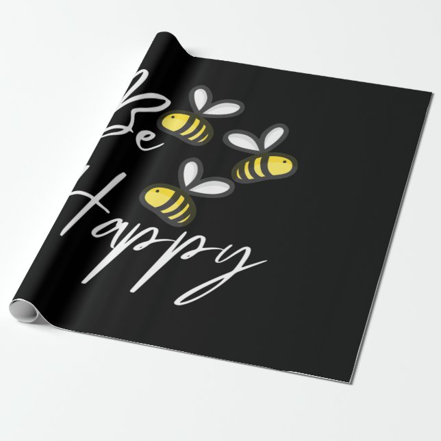 Bienenzüchter sind glücklich geschenkpapier (Ungerollt)