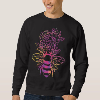 Bienenzüchter Wasserfarbe Honig Honig Apiarist Mam Sweatshirt