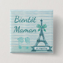 Bientôt Maman Baby Showbutton