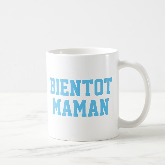 Bientot Maman Tasse | Babydusche Tasse (Rechts)