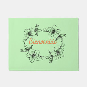 BIENVENIDO. BEDEUTUNG (ESPANOL) FUßMATTE