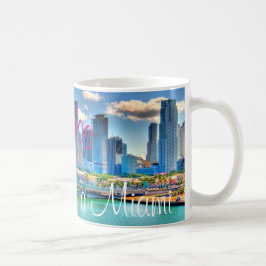 Bienvenidos eine Miami-Kaffee-Tasse Kaffeetasse