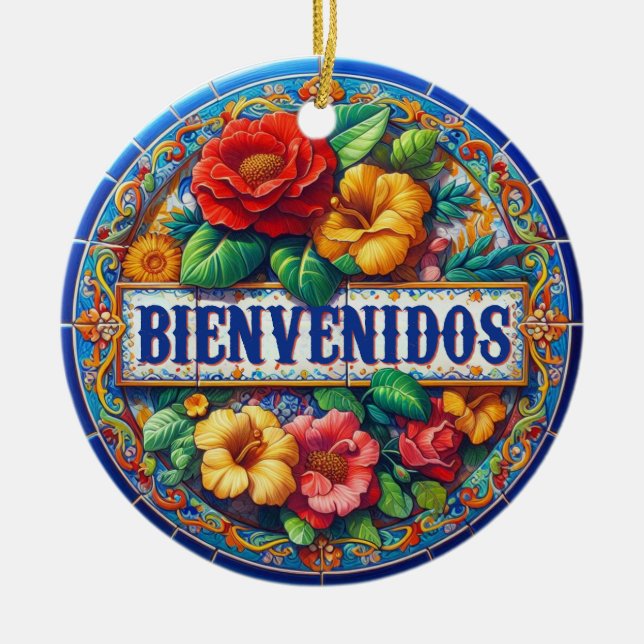 BIENVENIDOS Ornament (Vorne)