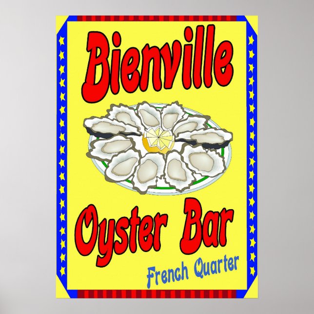 Bienville Oyster Bar Poster (Vorne)